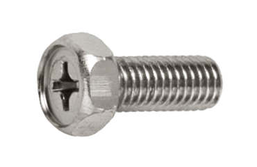 ステンレス(+)六角アプセット頭 小ねじ (全ねじ)